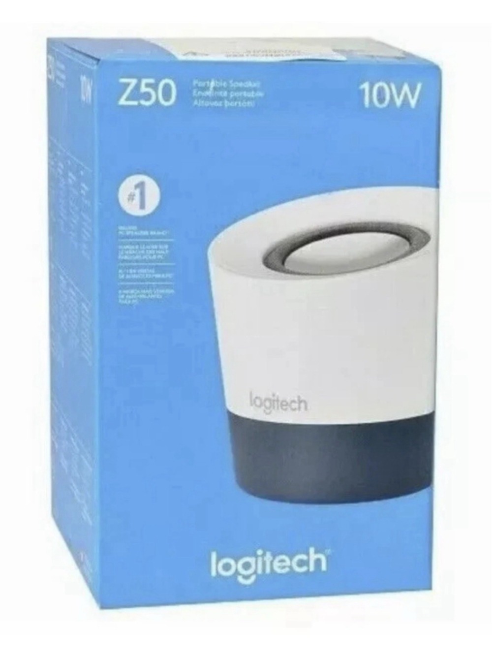Logitech Z50 Portable Mini Speaker – 3.5mm AUX – AC Powered – Compact & Powerful